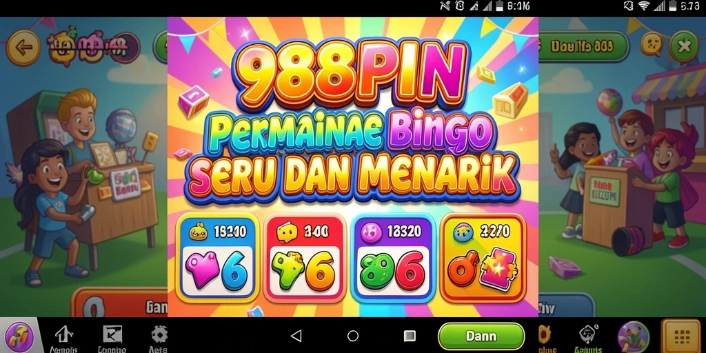 Tampilan gameplay seru dari permainan Bingo 988SPIN.