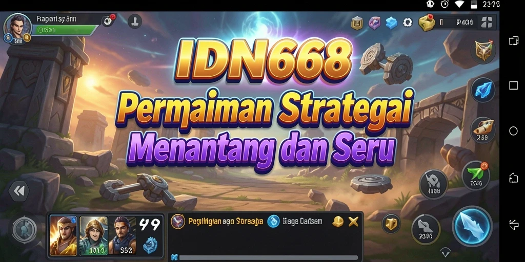 Screenshot gameplay <strong>IDN668</strong> menunjukkan aksi strategi yang mendebarkan.
