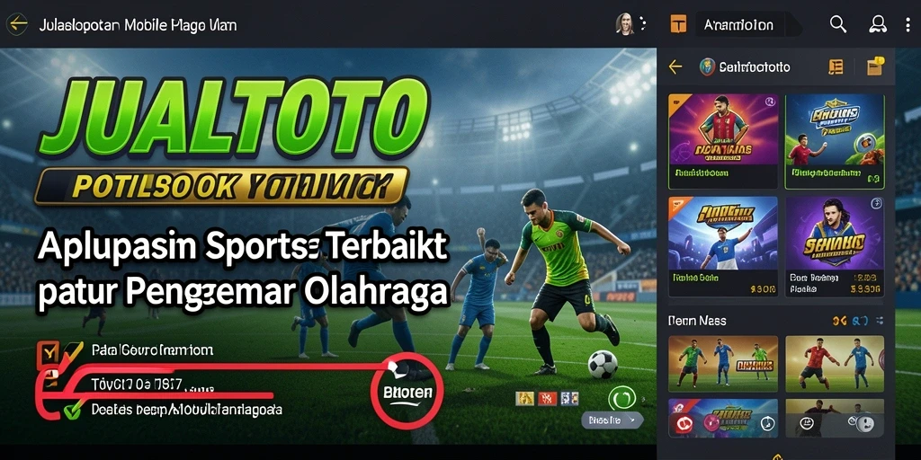 Tampilan menarik dari gameplay taruhan olahraga JUALTOTO.