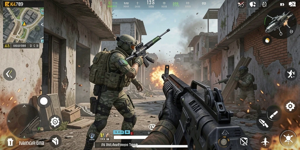 Tampilan aksi mendebarkan dalam gameplay KA789 yang seru.