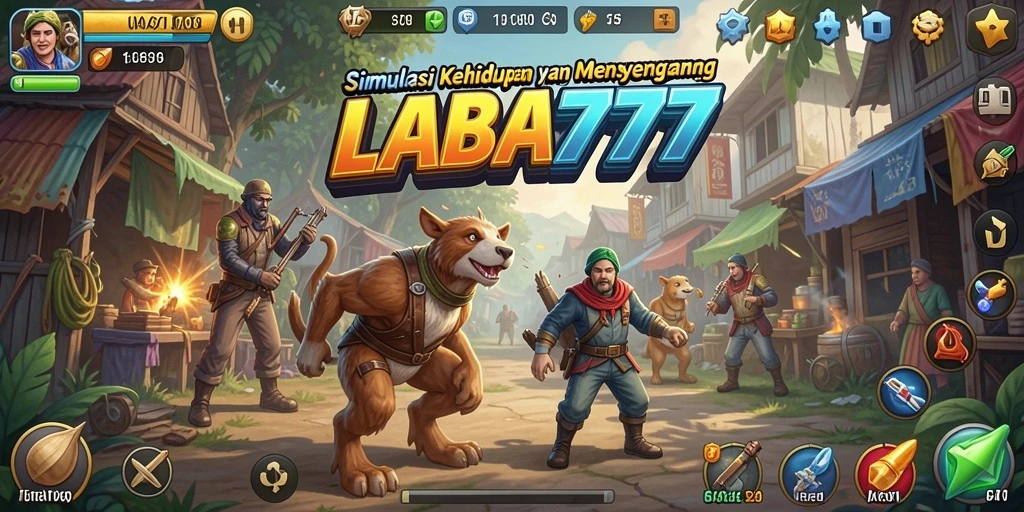 Tangkapan layar utama LABA777 menampilkan pengalaman gameplay Simulation yang seru.