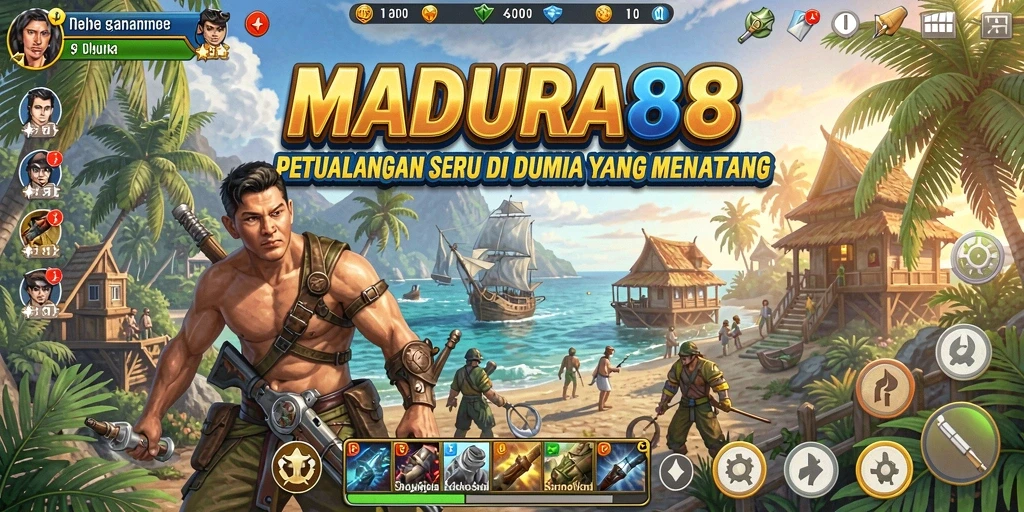 Tangkapan layar gameplay MADURA88 menunjukkan petualangan seru di dunia yang menantang.