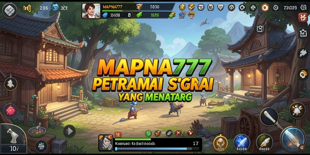 Tampilan gameplay menarik dari MAPNA777 yang menunjukkan strategi pertempuran.