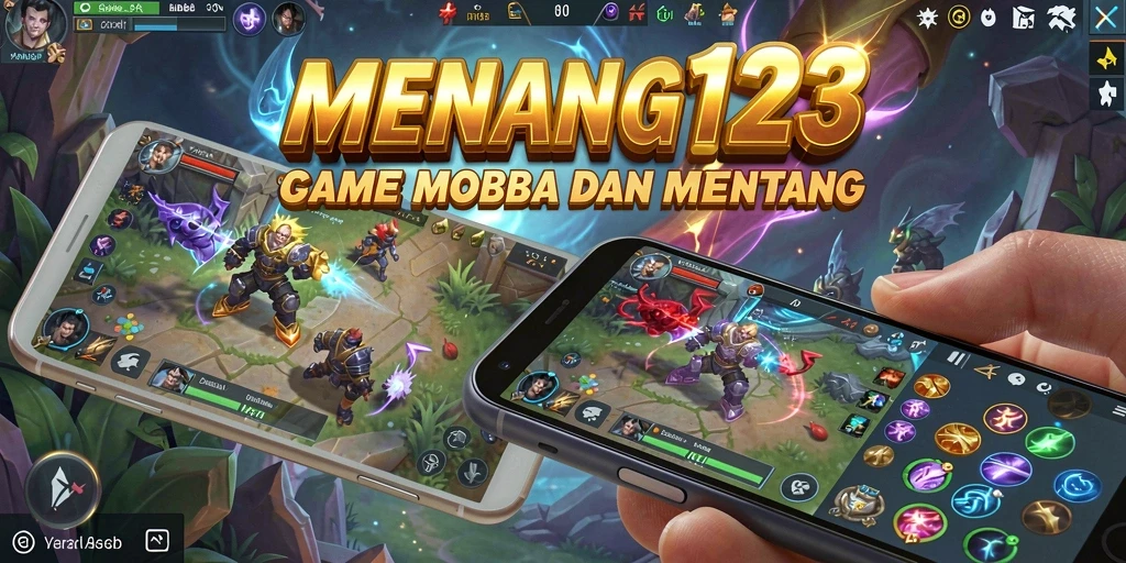 Screenshot gameplay MENANG123 yang menampilkan aksi seru di arena MOBA.