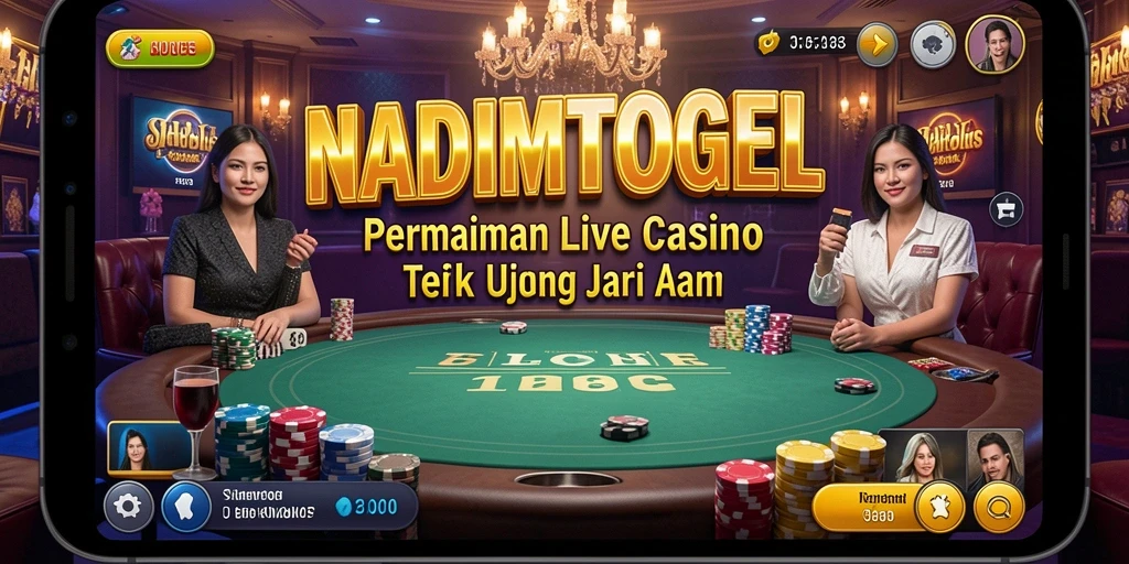 Tampilan menarik dari gameplay Live Casino NADIMTOGEL.