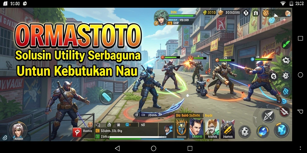 Tampilan antarmuka aplikasi ORMASTOTO yang user-friendly.