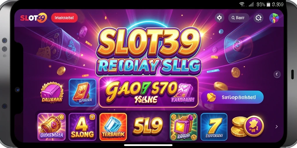 Screenshot menampilkan gameplay slot yang seru dan interaktif di SLOT39.