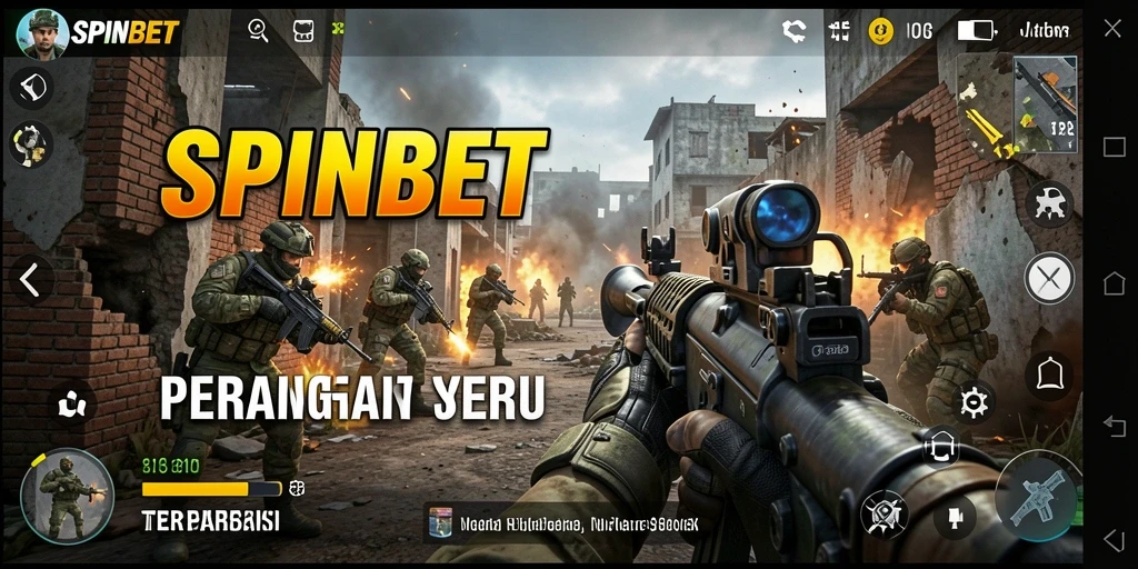 Gameplay SPINBET yang dinamis dan menegangkan dalam aksi tempur.