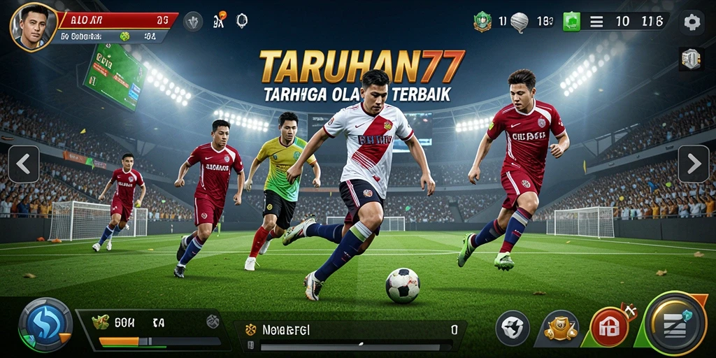 Tampilan gameplay TARUHAN77 dengan berbagai opsi taruhan olahraga.