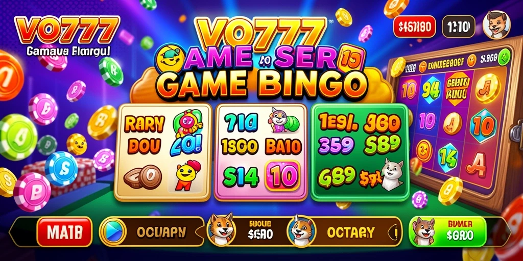 Tampilan permainan Bingo yang seru dan interaktif di VO777.