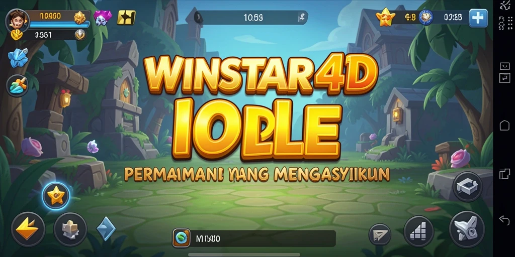 Screenshot menunjukkan gameplay menarik dari WINSTAR4D.